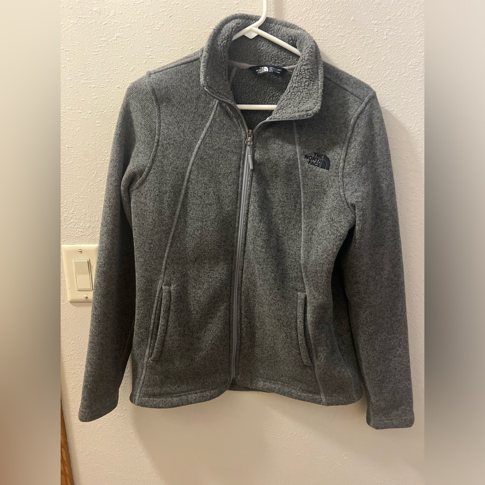 The North Face Women's Crescent Full Zip - Grey Heather - Picture 2 of 5